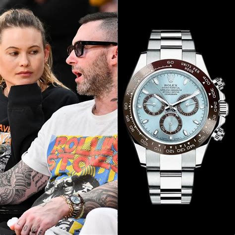 adam levine rolex collection|adam levine maroon watch.